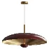 Modern brass disc pendant light minimalist ceiling lamp - Thumbnail 1