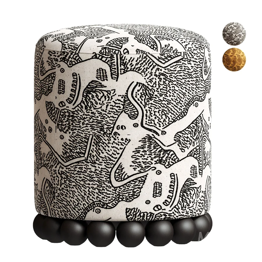 First of a Kind Ottoman - Image 3