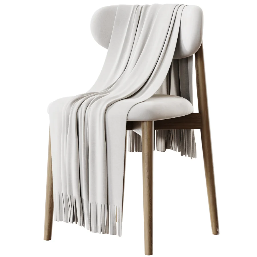 Thorvall Velour Black Chair - Image 3