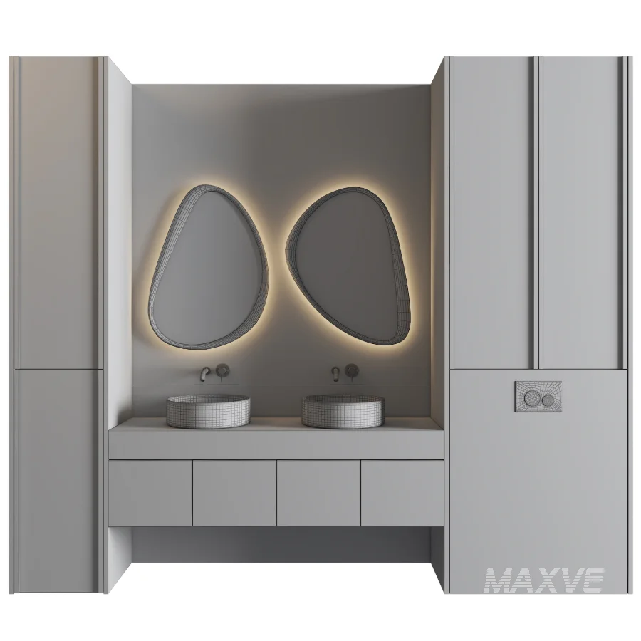 Bathroom Furniture Set 03 - Image 3