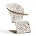 Modern Sculptural Armchair with Soft Fabric Upholstery - Thumbnail 5