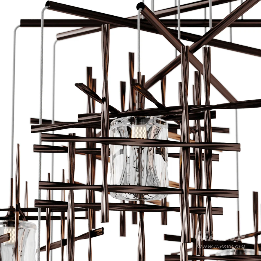 Tura Round Multi Light Pendant - Image 2