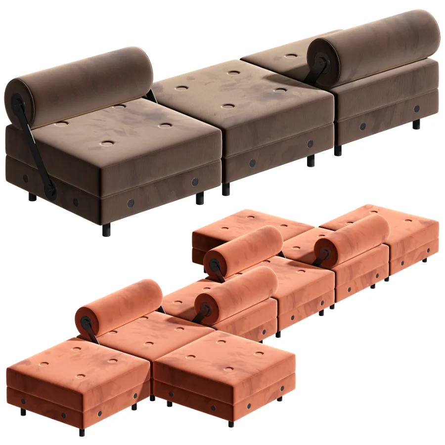 Todo Modo Sofa Ottoman By Tecno - Image 5
