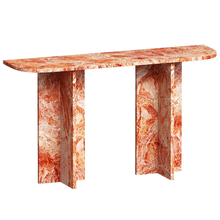 Sculptural Nero Console Table - Image 2