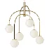 LamQee 6 Lights Mid Century Modern Chandelier - Thumbnail 1