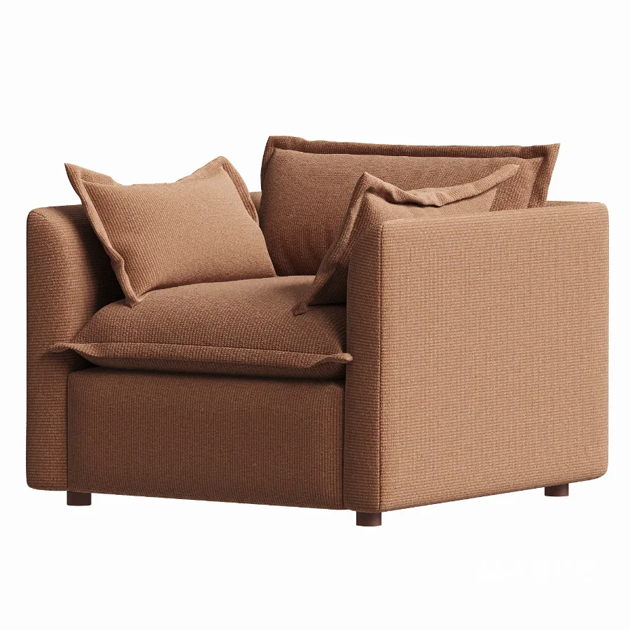 Denver Sunbrella Stripe Outdoor Chair - Image 2