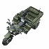 Military Tactical Trike Bike 3D Model - Thumbnail 6