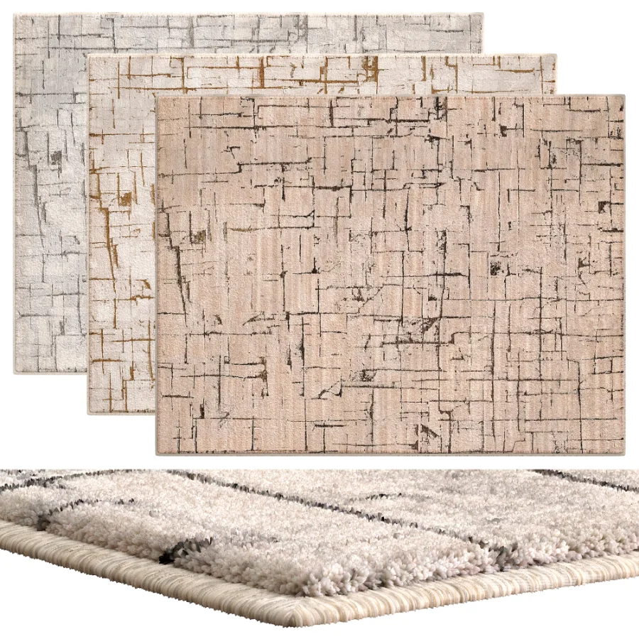 Vaarini Wool Silk Rug - Image 1