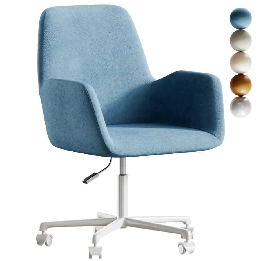 Office chair Frey Textile Sky - Image 1