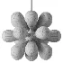 Modern Cluster Frosted Glass Bubble Chandelier - Thumbnail 4