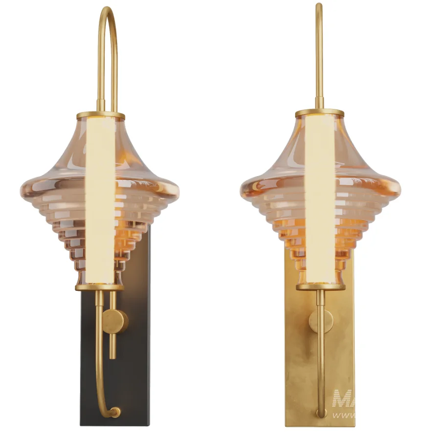 LED Glass Lampshade Wall Sconce Light - Image 7
