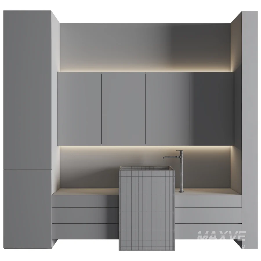 Bathroom Furniture Set 09 - Image 3