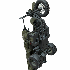 Military Tactical Trike Bike 3D Model - Thumbnail 2