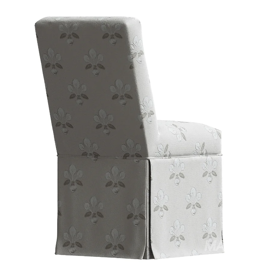Owen Skirted Slipcover Side Chair - Image 3