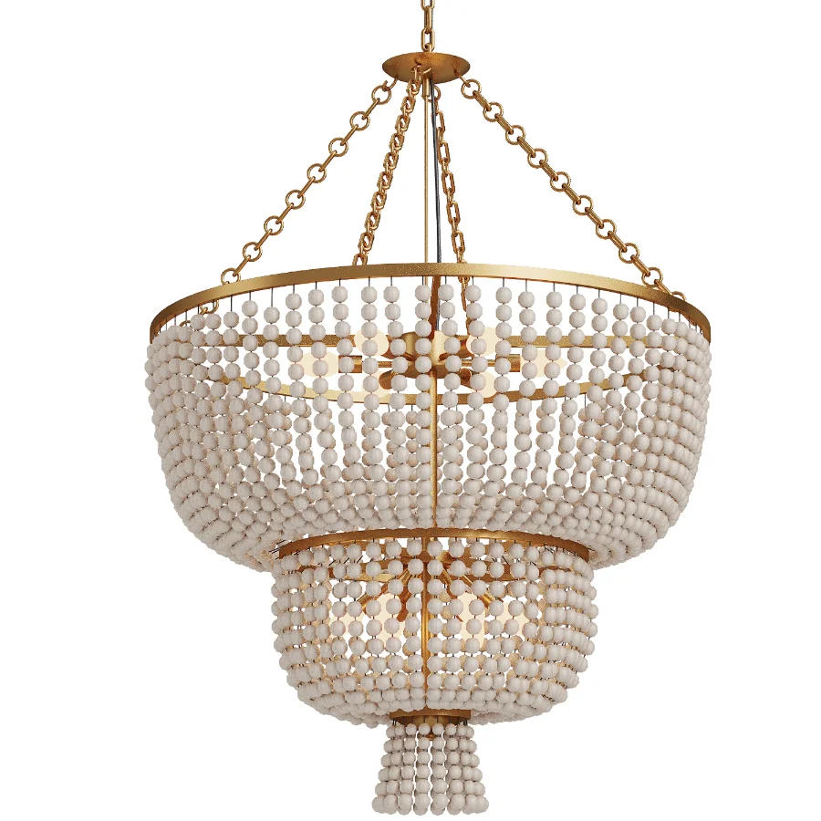Beaded Kona Tiered Chandelier - Image 3