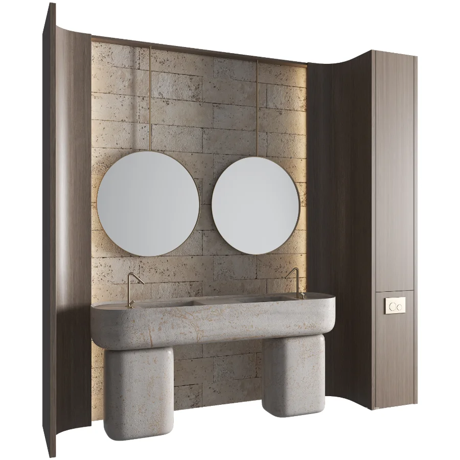 Bathroom Furniture Set 07 - Image 2