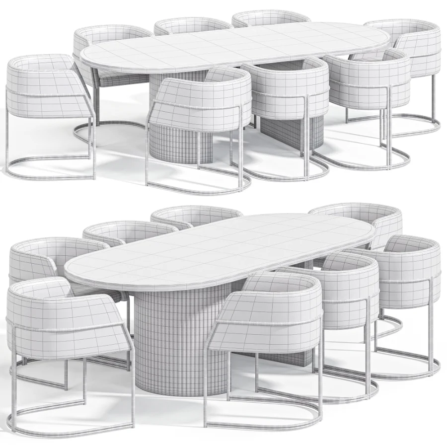 Meridiana Chair Gubi Table By Amgrades - Image 7