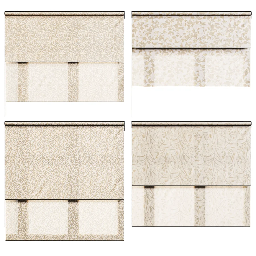 Double Roller Blinds Set 02 - Image 2