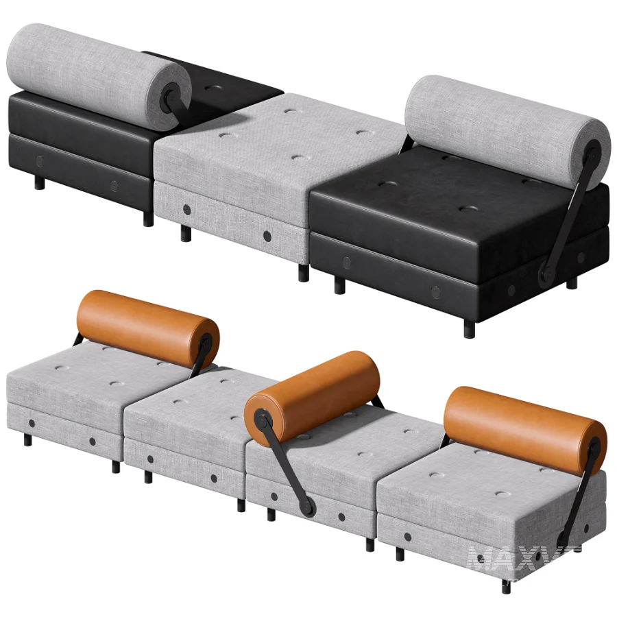 Todo Modo Sofa Ottoman By Tecno - Image 6