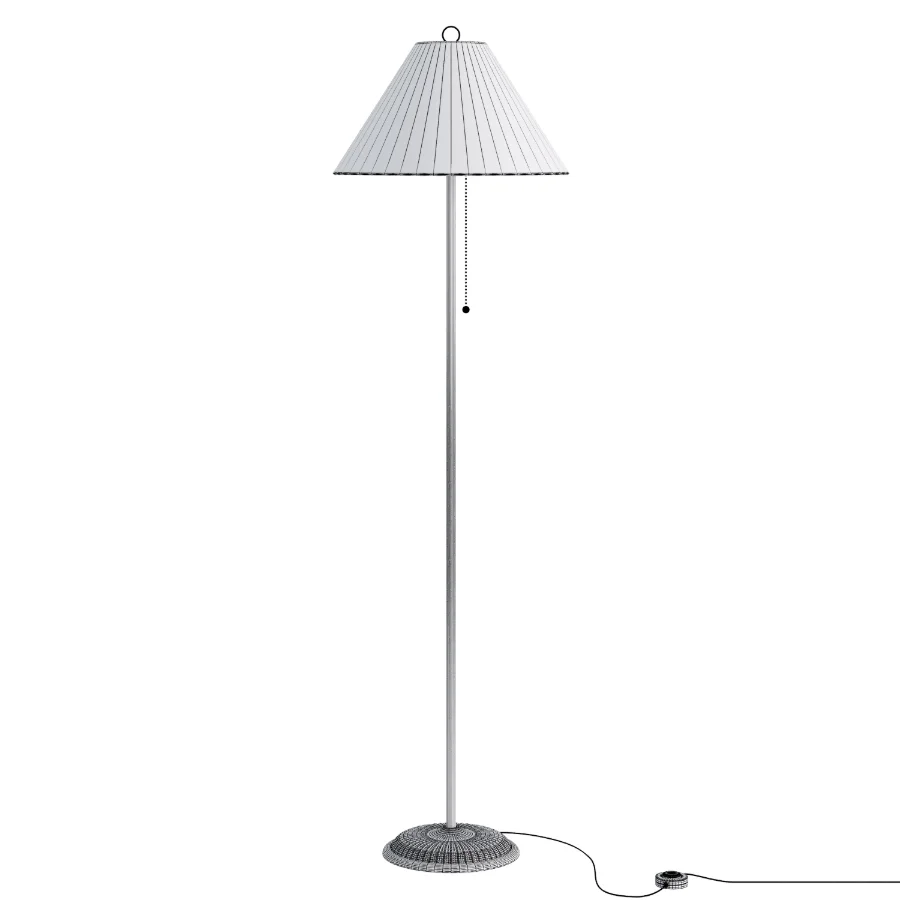 Metal Floor Lamp with Pull Chain Switch - Image 2