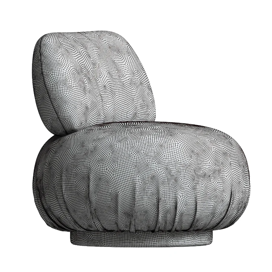 1970s Burnt Orange Lounge Chair - Image 2