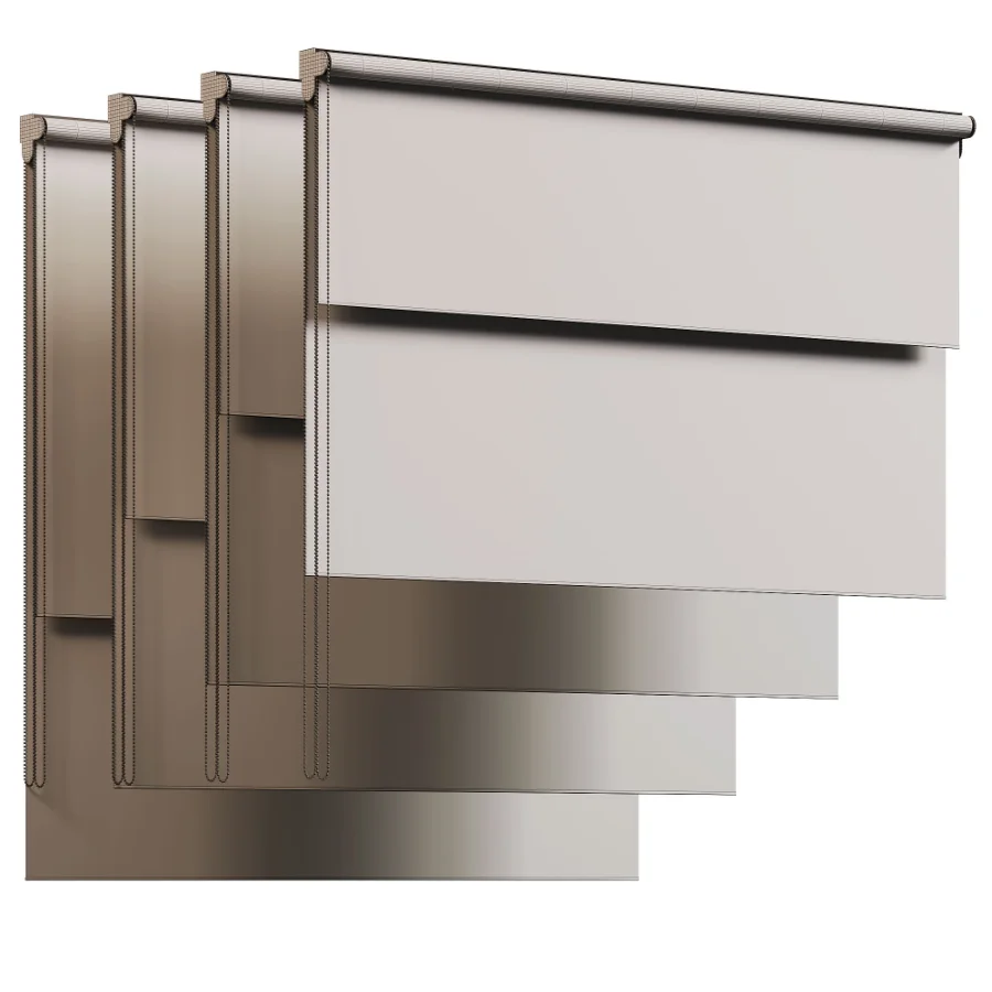 Double Roller Blinds Set 02 - Image 1