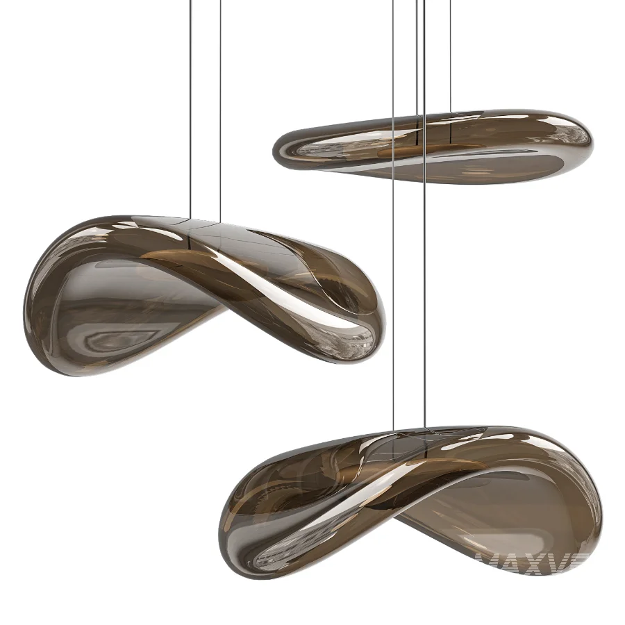 Organic Glass Pendant Light - Image 5