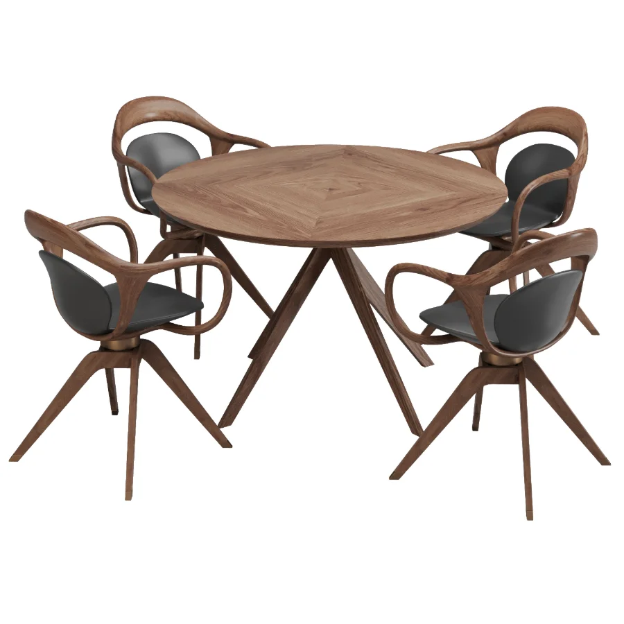 Dinning chair and table349 - Image 1
