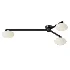 Modern Flush Mount Ceiling Fixture Glass Shades G9 - Thumbnail 2
