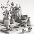 Tabletop Vintage Decor Set28 - Thumbnail 4