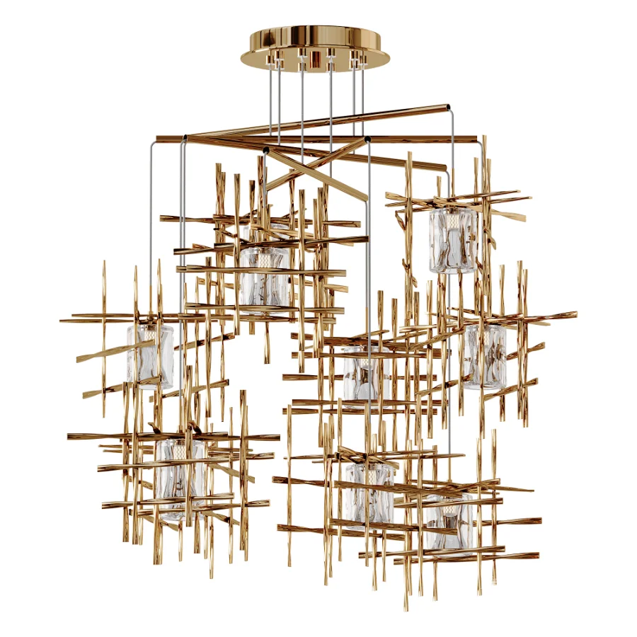 Tura Round Multi Light Pendant - Image 1