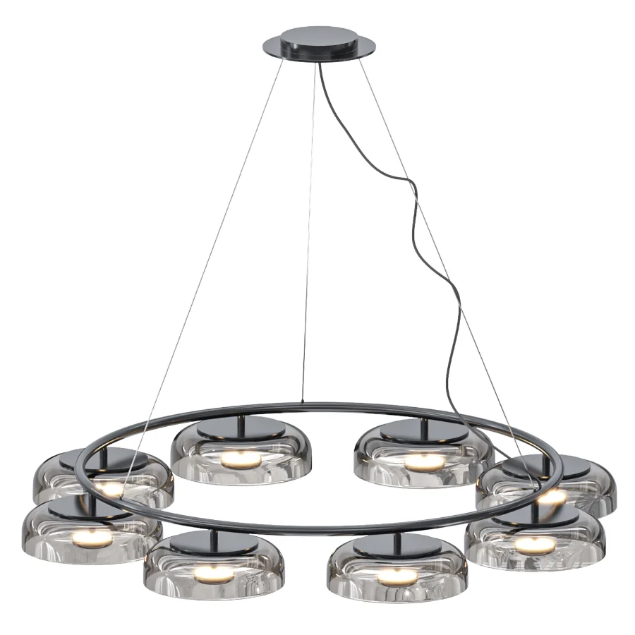 ARCTIC ring chandeliers and lamps - Image 2