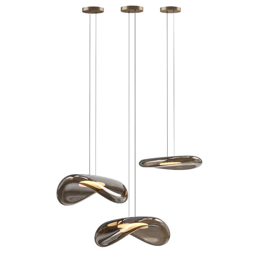 Organic Glass Pendant Light - Image 2
