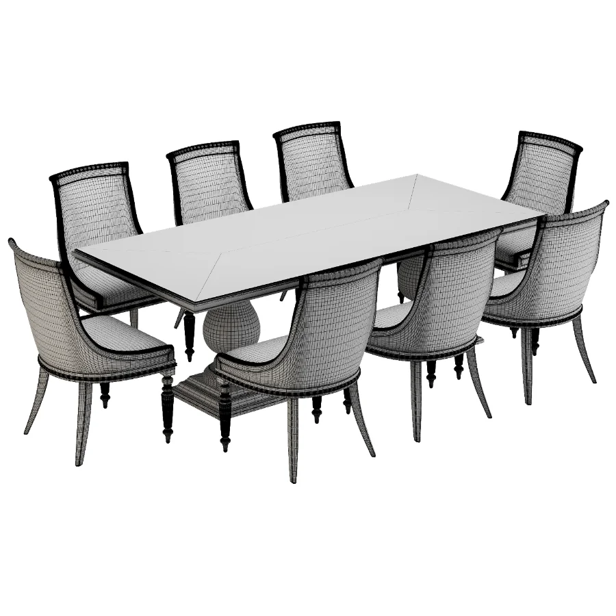 Dinning chair and table369 - Image 3