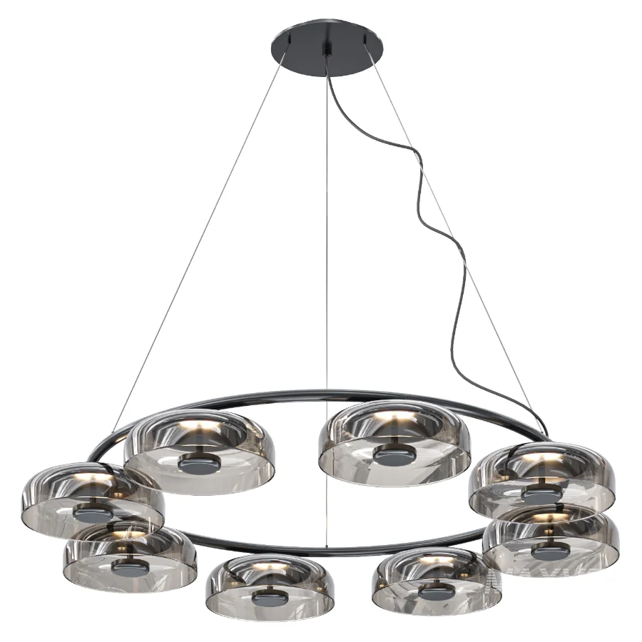 ARCTIC ring chandeliers and lamps - Image 3