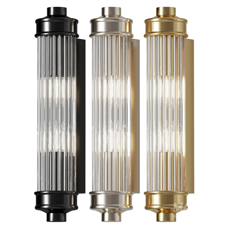 Belae Modern Sleek Cylindrical Glass Wall Sconce - Image 1
