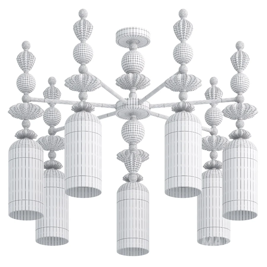 Chandelier on a rod Odeon Light Bizet - Image 2