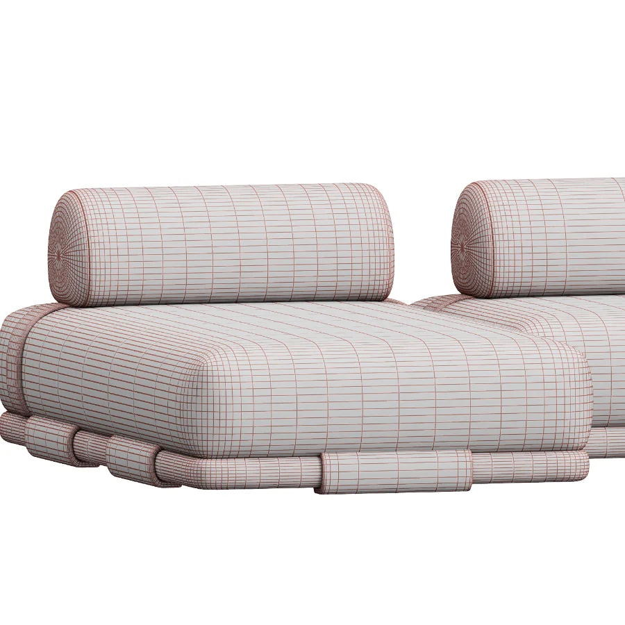 Kettal Insula Sofa Corner composition - Image 3