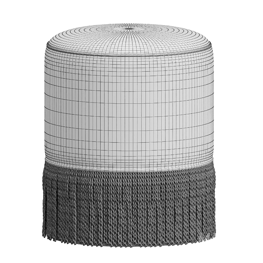 Astrid Fringe Stool - Image 2