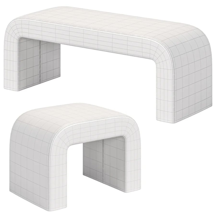 Rint Banquette Pouf By Divan - Image 7