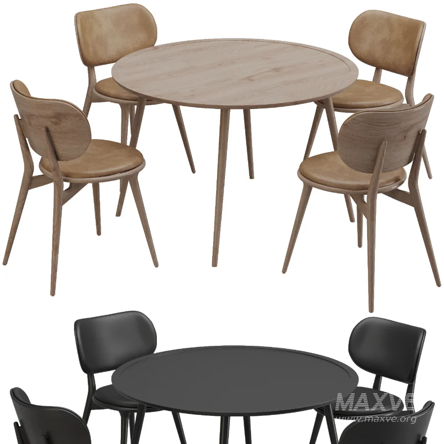 Dinning chair and table356 - Image 1