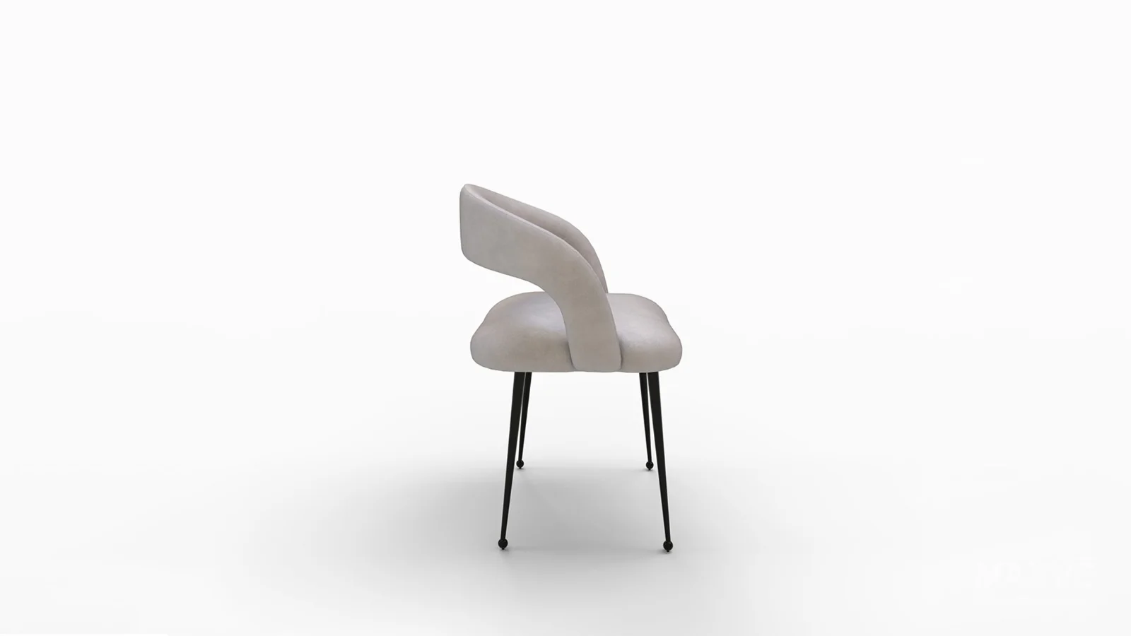 Rocco Velvet Dining Chair - Image 5