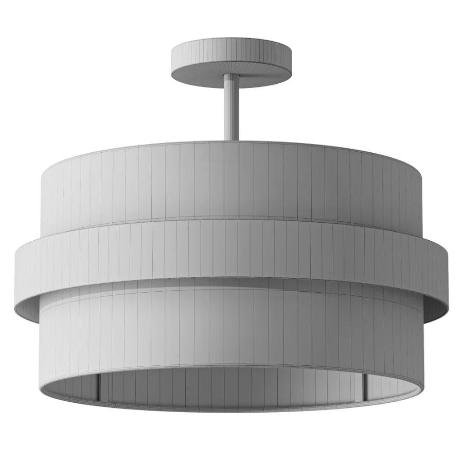 Freya Bride Fabric Ceiling Lamp - Image 3