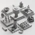 Tabletop Vintage Decor Set25 - Thumbnail 5