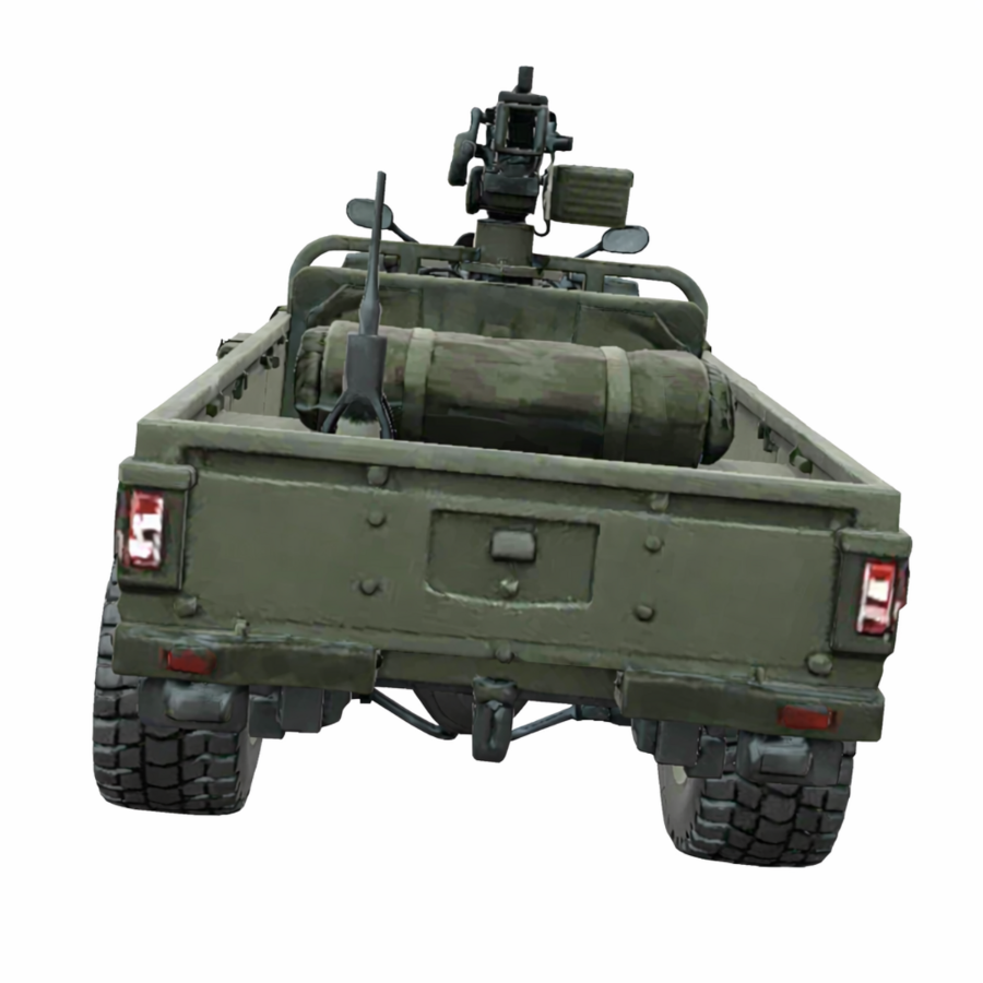 Military Tactical Trike Bike 3D Model - Image 7