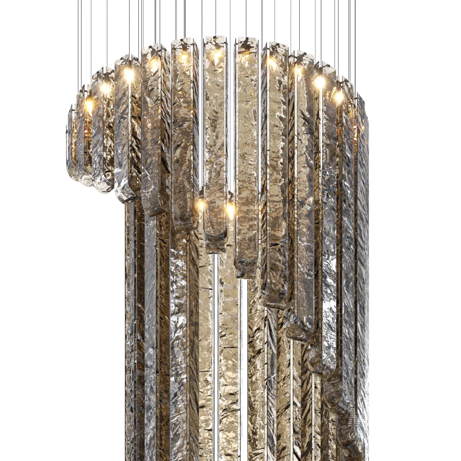 Luxury Glass Pendant Lights Frosty Glass - Image 4