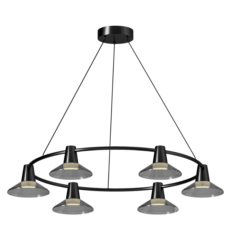 CICLA R Ring Chandelier 6 heads - Image 1