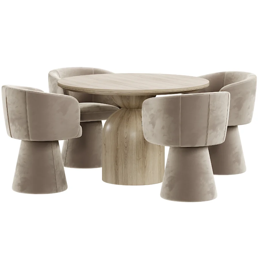 Tori Chair Round Dining Table - Image 3