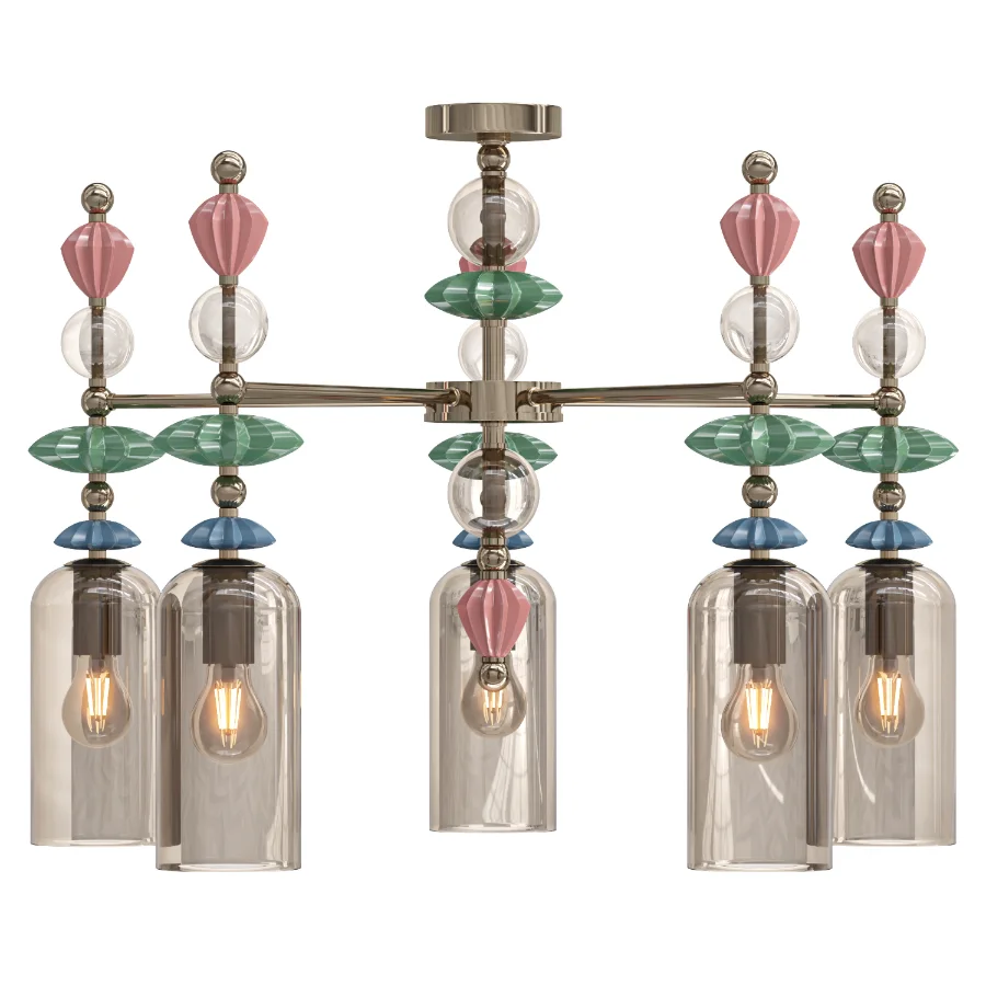Chandelier on a rod Odeon Light BIZET 5C - Image 4