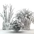 Concrete Pot Plant Set 08 - Thumbnail 2